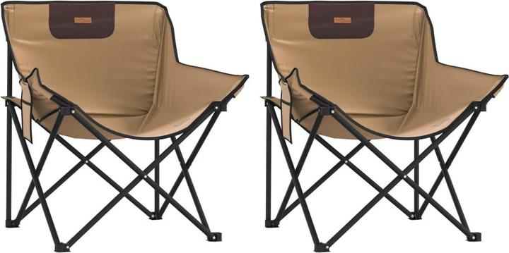 Image du produit VidaXL Chaises de camping 2 pcs. avec sac Pliable