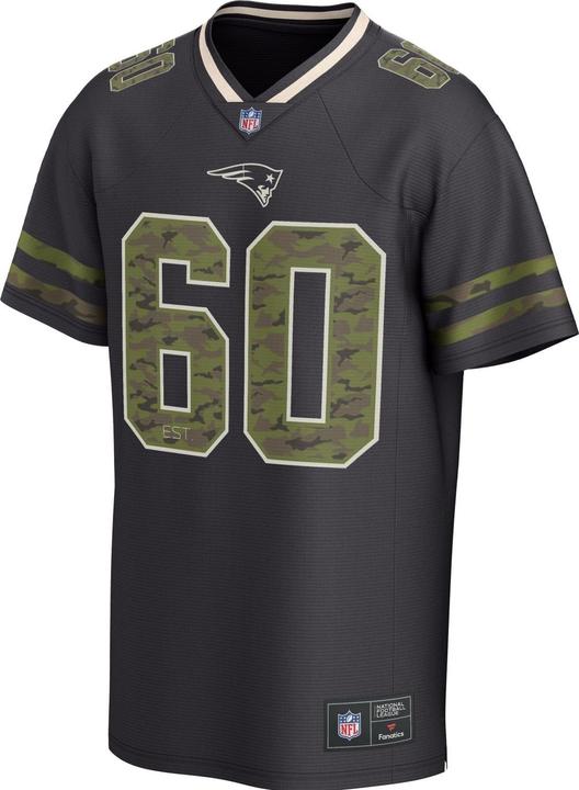 Fanatics New England Patriots NFL Supporters Jersey schwarz wood - M (M)