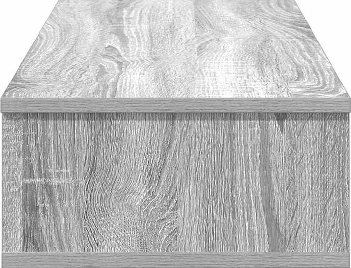 Actual product image VidaXL Wall shelf with drawers Grey Sonoma 80x31x17 cm Wood-based material
