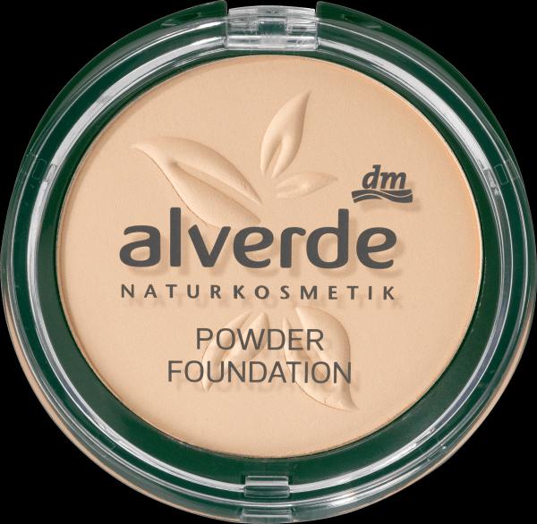 dm alverde Make-up Powder Foundation soft ivory 10, SPF 6 (No. 10 soft ivory)