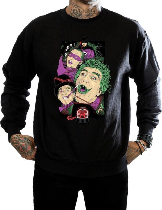 Immagine prodotto Felpa in cotone di Batman Serie TV Rogues Gallery (XL)