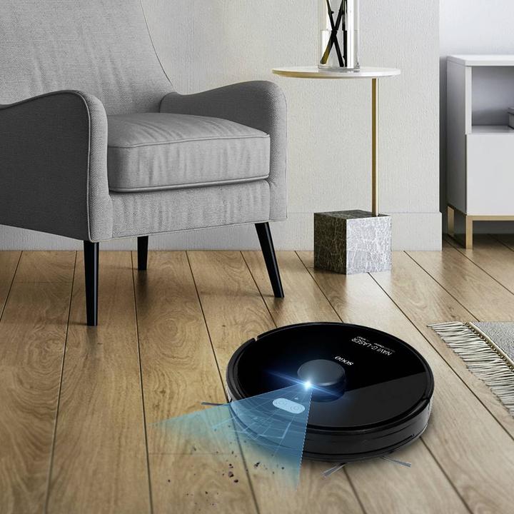Actual product image Sogo Intelligent cleaning robot Black App controlled, bagless, incl. acc. (Robot vacuum)