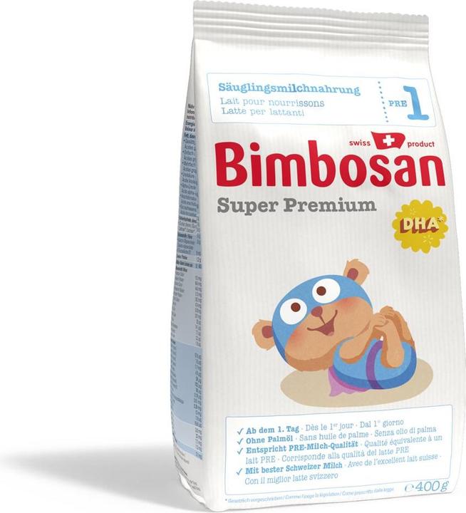 Bimbosan Lait pour nourrissons Super Premium 1 (400 g, dès la naissance)
