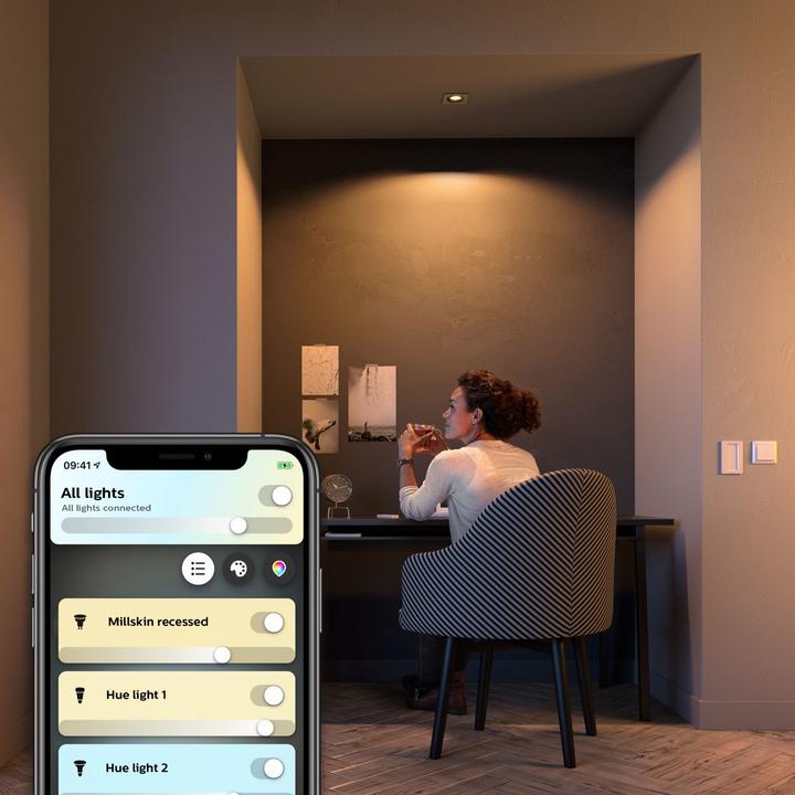 Immagine prodotto Philips Hue Milliskin Base BT (350 lm, GU10)