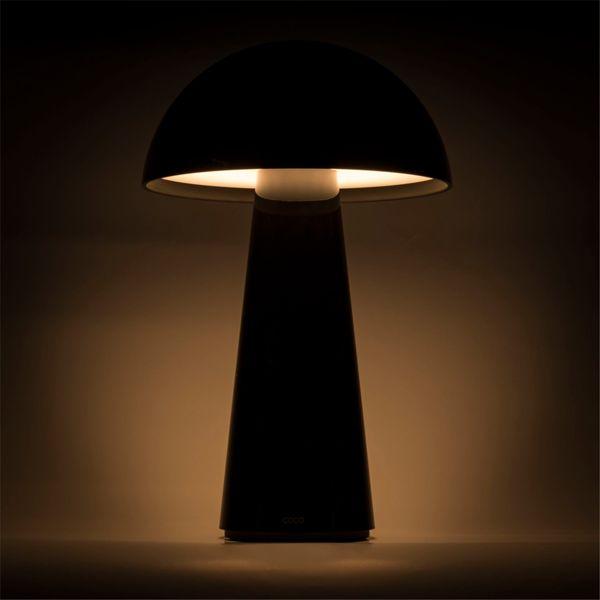 Actual product image Century LED table lamp COCO black 1,5W 2700K 100 Lumen Dimm. IP44 (100 lm)