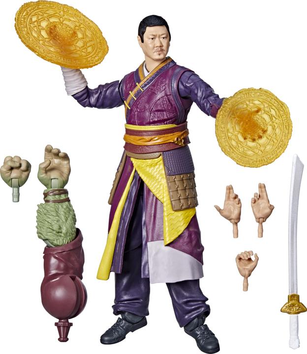 Produktbild Hasbro Legends Series Marvel’s Wong Sammelfigur (15 cm), 4 Accessoires und 1 Build-A-Figure Element
