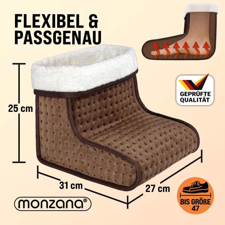 Actual product image Monzana Electric Foot Warmer