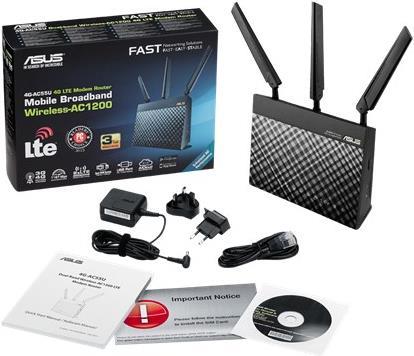 Actual product image ASUS 4G-AC55U, ac866/n300