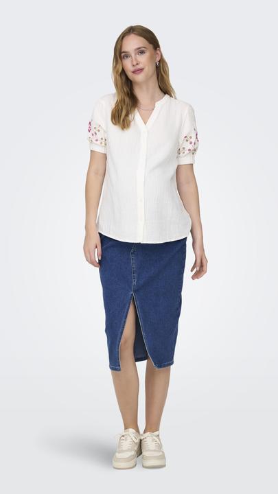 Produktbild Only Maternity Maternity Midirock Jeansrock (XL)