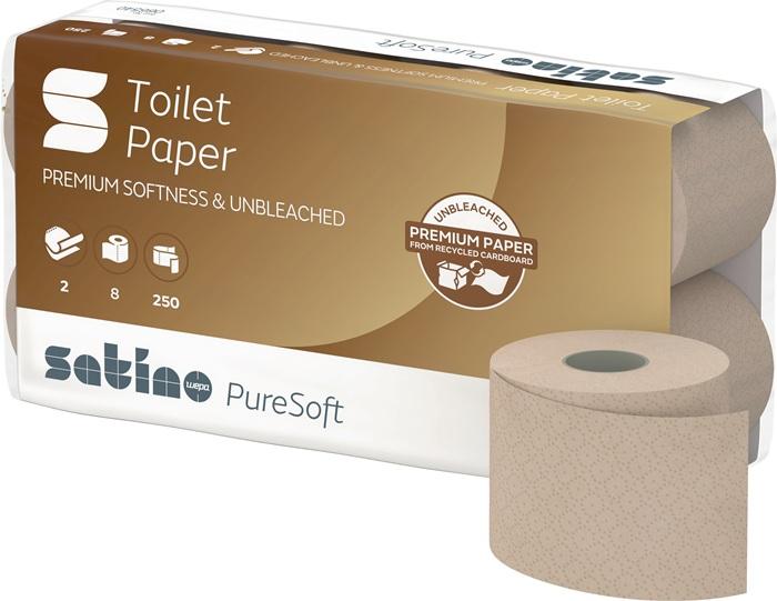 Actual product image Satino by Wepa SATINO Toilet paper Satino PureSoft 66540 2-ply ( 9000469111 ) (8 x)