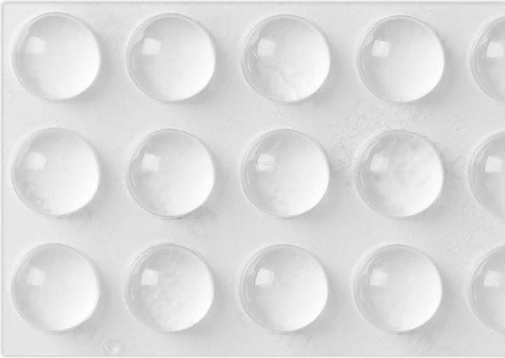 Image du produit Relaxdays Tampons en caoutchouc (222 pièce(s), 1,5 x 1,5 x 0,5 cm)