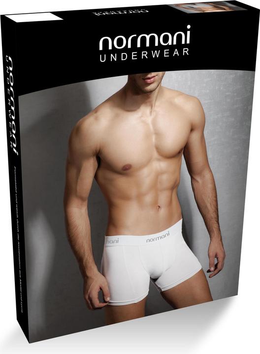 Produktbild Normani 6 Stück Boxershorts einfarbig aus Modal und Baumwolle (S, 6er Pack)