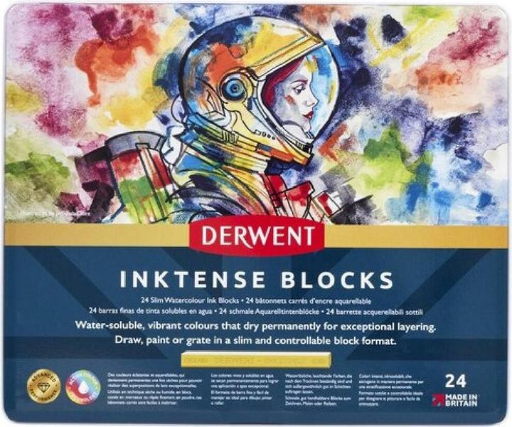 Produktbild Derwent Inktense Aquarellkreidestifte (Mehrfarbig, 1 x)