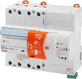 Produktbild Gewiss GW90923B Restart Autotest PRO 4P 63A 0,03B (IR) 7 FI-Schutzschalter