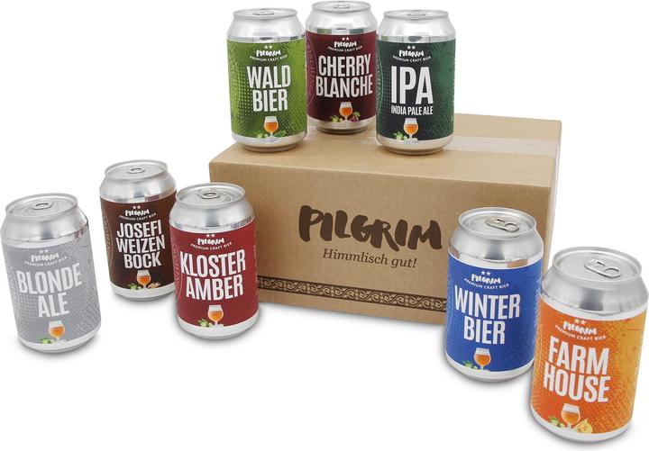 Immagine prodotto Pilgrim Miscela di birre artigianali (12 x 33 cl)