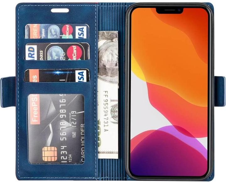 Produktbild N.Bekus iPhone 14 - Flip Case Hülle blau (Apple iPhone 14, Apple iPhone 13)