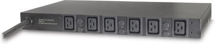 APC Rack PDU Basic 1U 32A 22kW 400V (6)C19 Snoerlengte (2,5 meter) IEC309