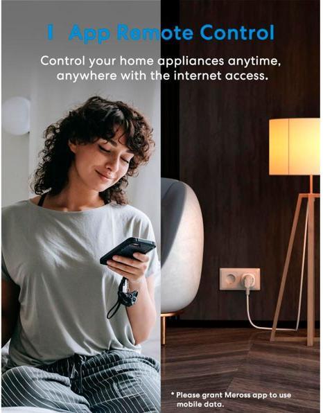Produktbild Meross Smart plug MSS315MA-EU