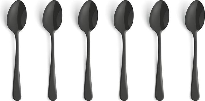 Actual product image Amefa AUSTIN Mocca-/Espressolöffel Set 6-teilig, PVD schwarz, satiniert (6 Piece, Scoops)