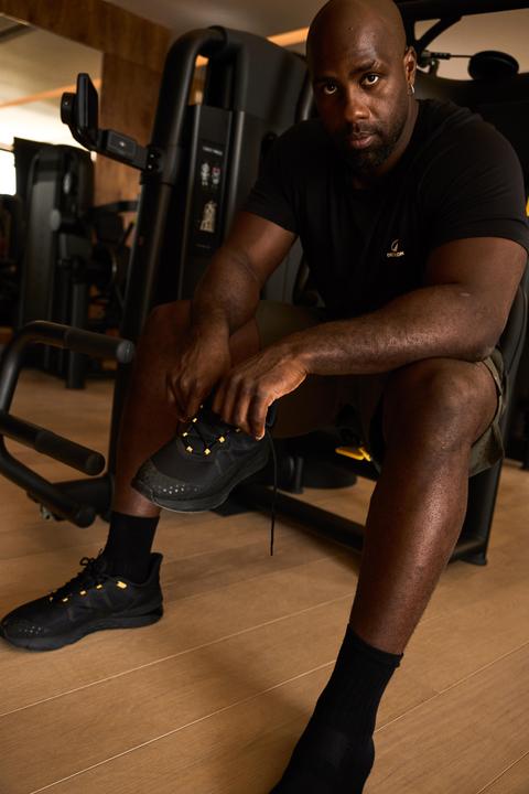 Image du produit Domyos Chaussures de sport Sneaker Hommes Fitness co-créé avec Teddy Riner - noir (44)