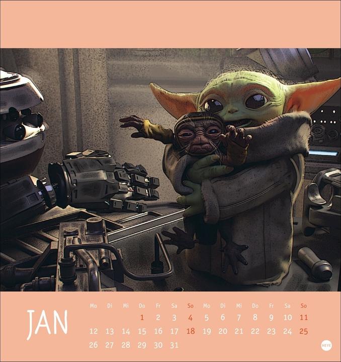 Produktbild The Mandalorian Postkartenkalender 2026 (Harter Einband, Deutsch)
