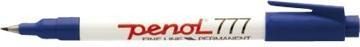 Penol Permanent marker 777, 1 mm, burnt tip, blå