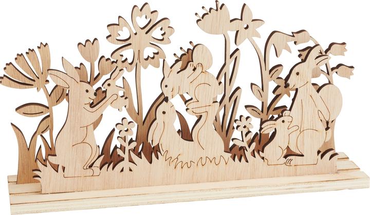 Image du produit VBS Motif à piquer en bois "Joie de Pâques", 3 pièces, L 22 cm env. contreplaqué