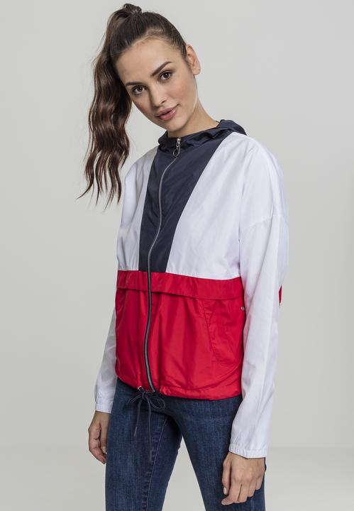 Actual product image Urban Classics Ladies 3-Tone Oversize Windbreaker (S)