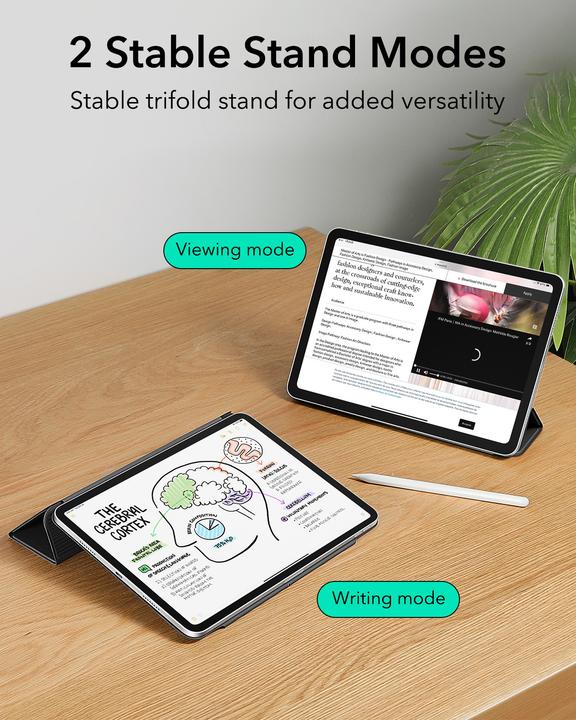 Actual product image ESR Rebound Magnetic Case (iPad Air 10.9 (2022), iPad Air 11 2024 (M2), IPad Air 10.9 (2020), IPad 11" (2018/2020/2021))