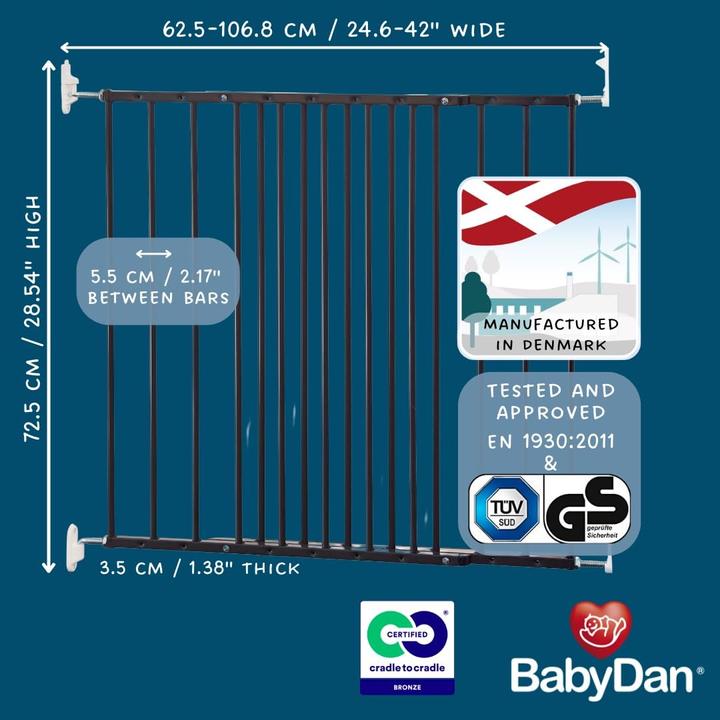 Actual product image Baby Dan Stair guard (62.50 cm)