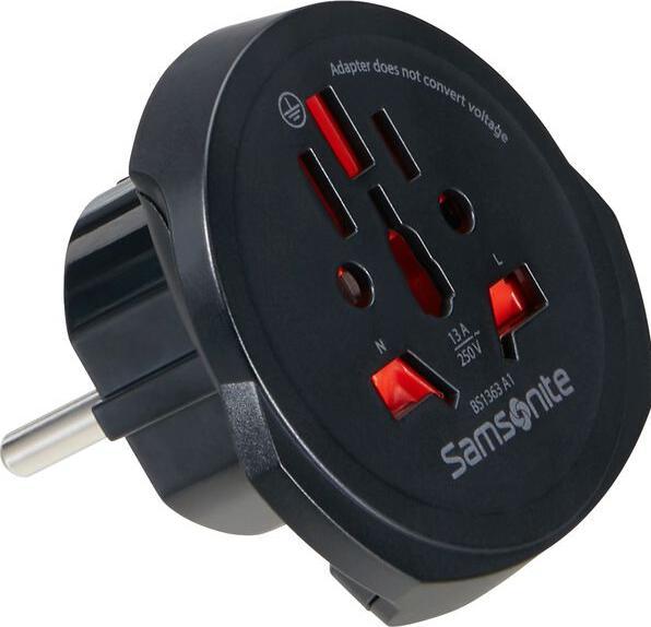 Actual product image Samsonite Global Ta World To Europe Adaptor (Hand luggage (up to 50 litres))