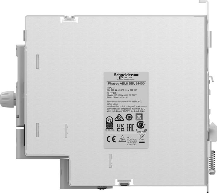 Image du produit Schneider Electric Module de contrôle de batterie 40A ABL8BBU24400