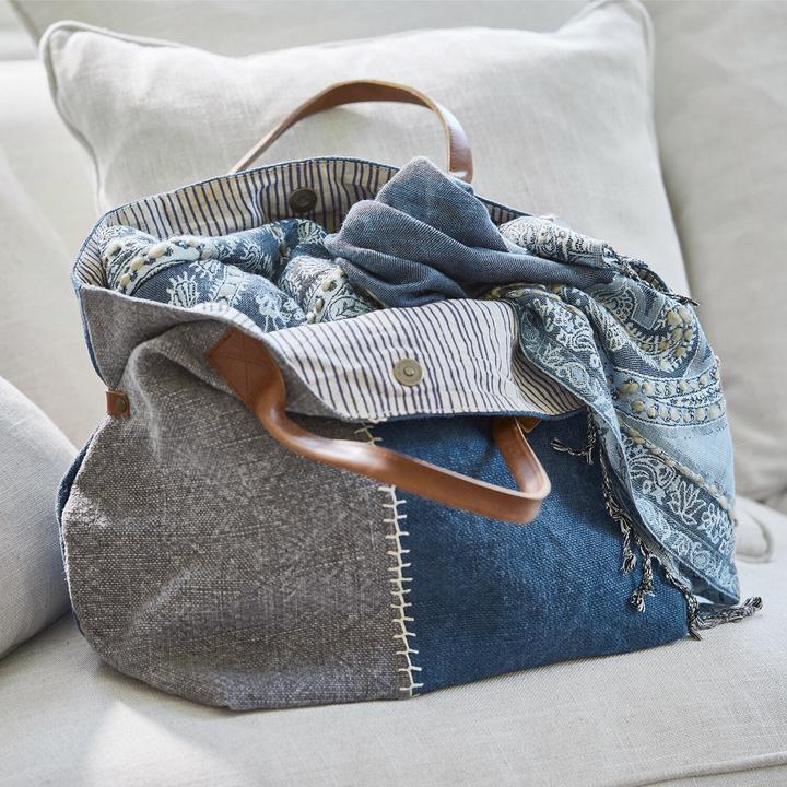 Actual product image Loberon Bag Deux-Parts blue/grey
