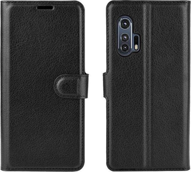 Productafbeelding MU Classic Litchi Leren Boekomslag Serie (Motorola Edge+)