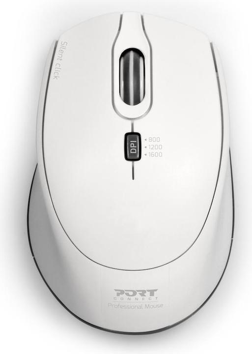 Produktbild Port Designs 900714 Maus Beidhändig RF Wireless+USB Type-C 1600 DPI (Kabellos)