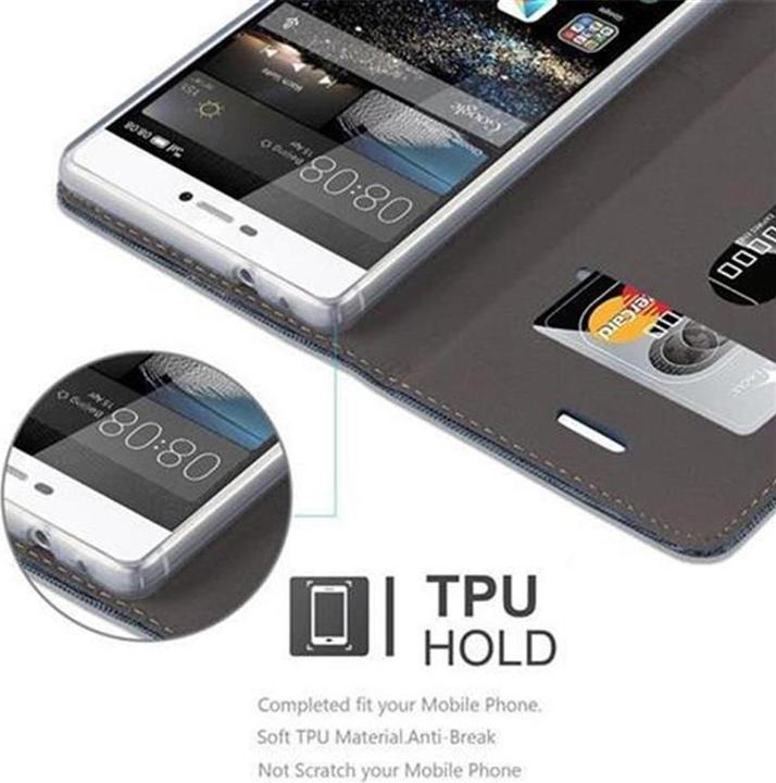 Actual product image Cadorabo Book Jeans Optics Cover (Huawei P8)