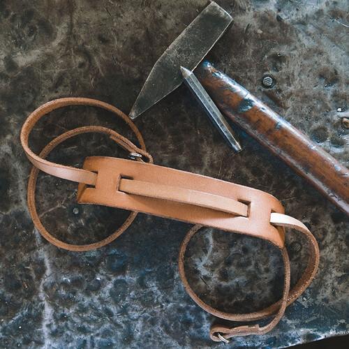 Image du produit Bronkey Berlin Leather strap Hellbraun, 120 cm