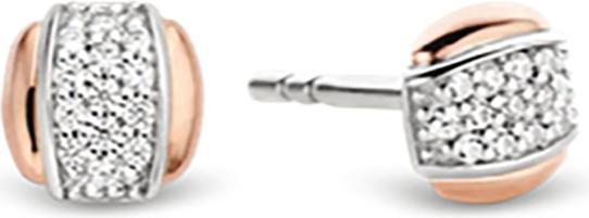 Immagine prodotto Ti Sento Milano Orecchini ovali con zirconi placcati oro rosa 7799ZR (Argento 925)