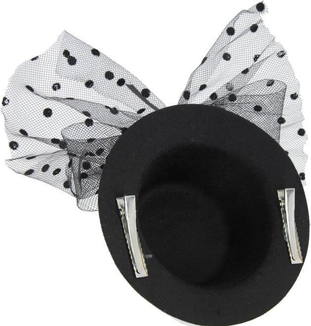 Actual product image MICA Festival Mini hat - with clips - black
