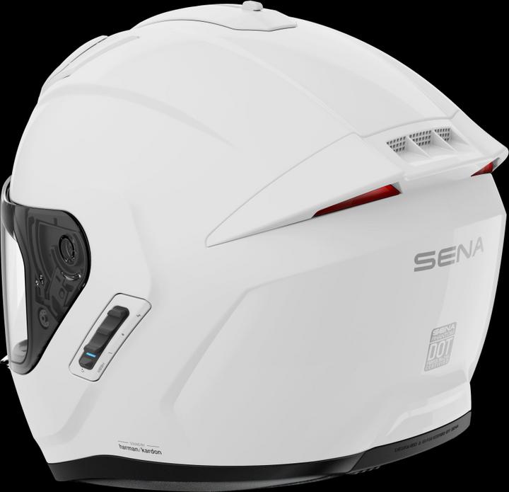 Actual product image Sena PHANTOM - Smart Motorrad-Integralhelm (ECE22.06) - weiss glanz (XL) (XL)