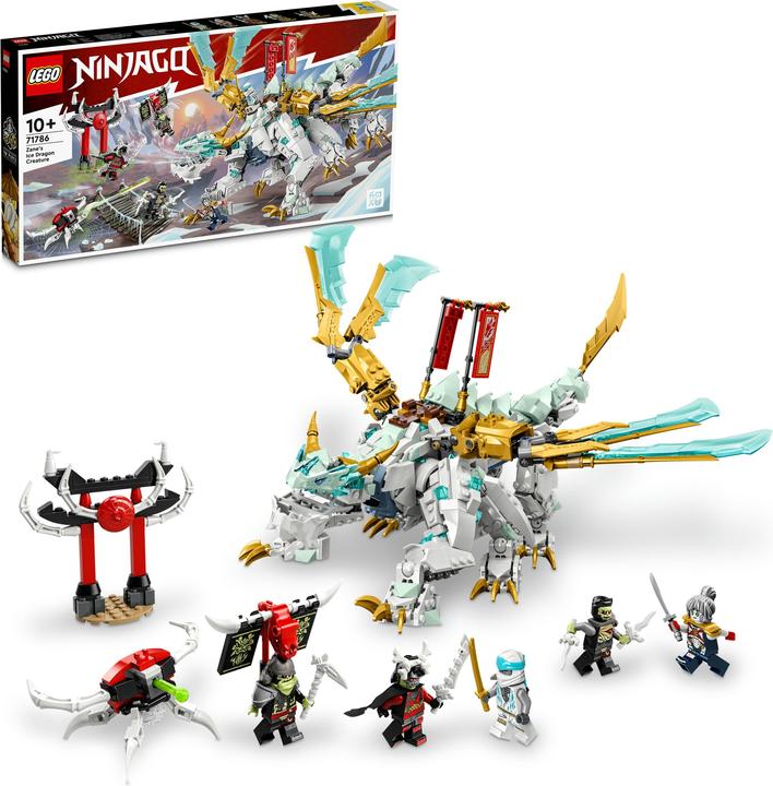 Actual product image LEGO Zane's ice dragon (71786, LEGO Ninjago)