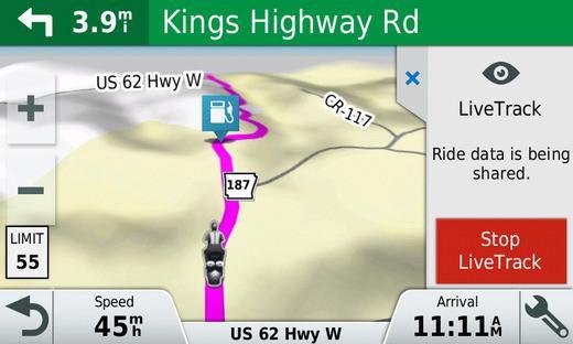 Actual product image Garmin zūmo 595LM motorbike navigation system (5")