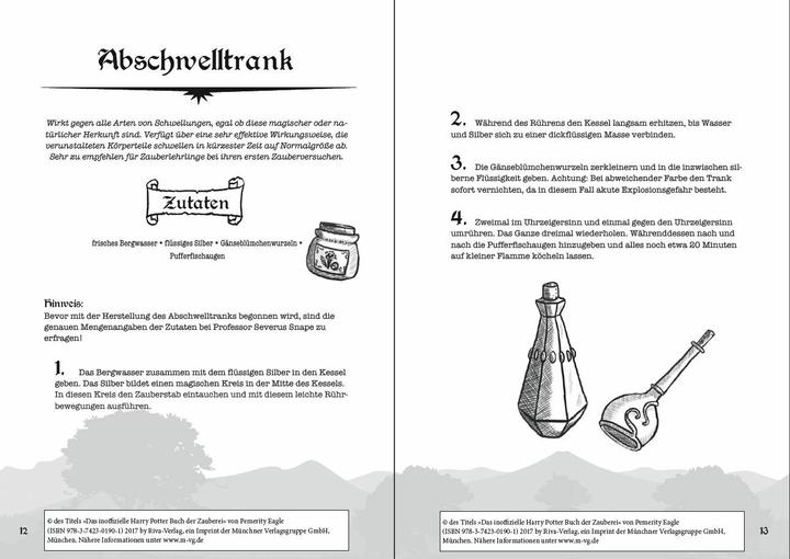 Produktbild Das inoffizielle Harry-Potter-Buch der Zauberei (Deutsch, Pemerity Eagle, 2017)
