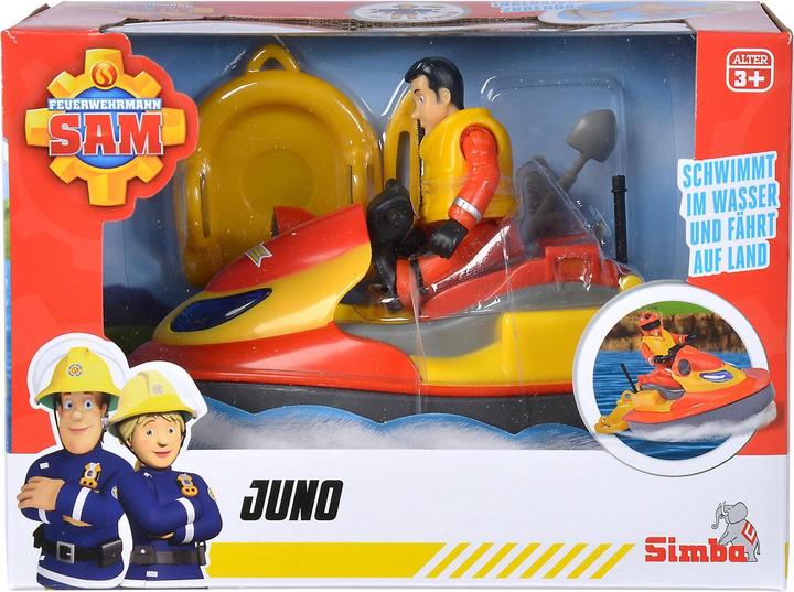 Actual product image Simba Fireman Sam Juno Jet Ski with Figure