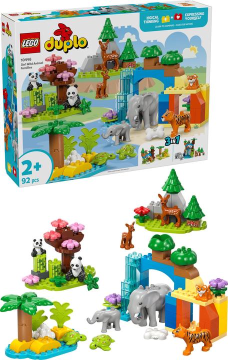 Actual product image LEGO Wildtier-Familien 3-in-1-Set (10446)