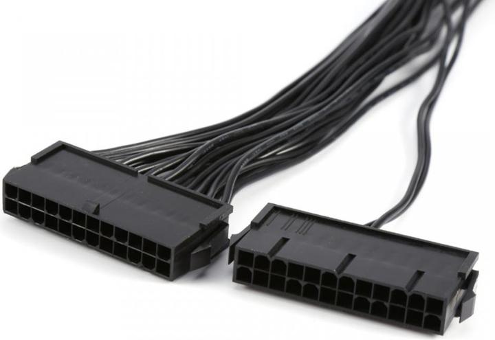 Produktbild PowerGuard ATX 24-Pin Dual PSU Power Supply Kabel Adapter