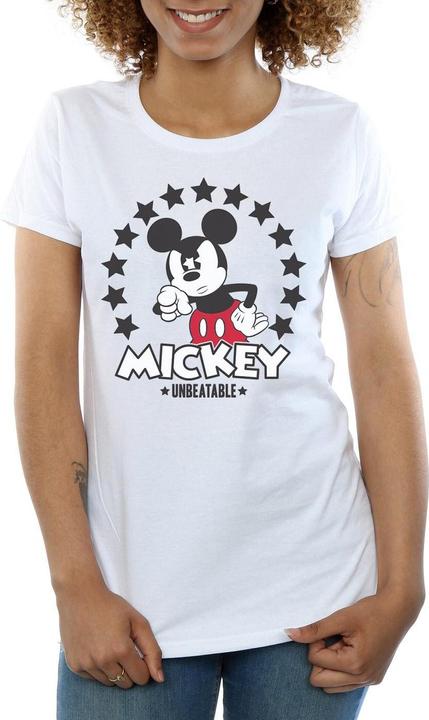Actual product image Disney Womens/Ladies Mickey Mouse Unbeatable Cotton T-Shirt (XL)
