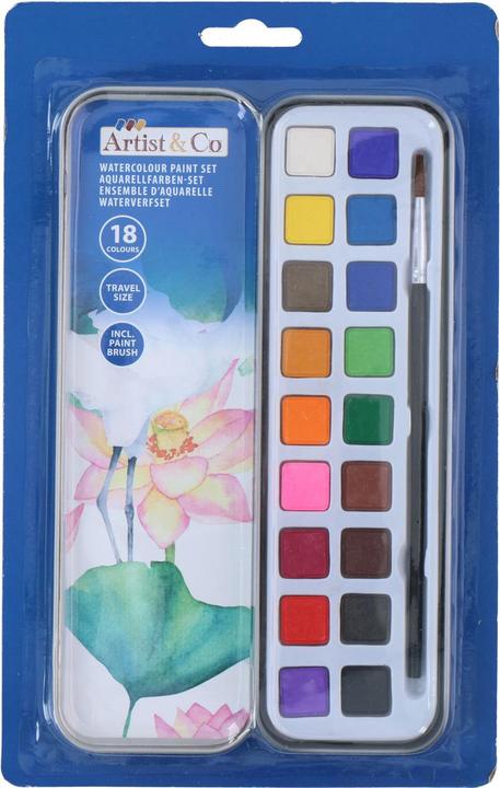 Produktbild Artist&Co Aquarell-Set, 19-tlg.