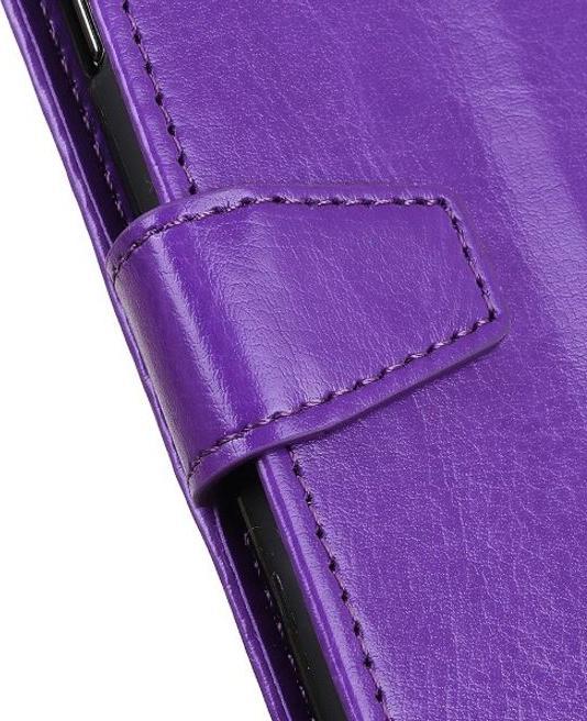 Image du produit MU Classic Crazy Horse série de couvertures de livres en cuir (Xiaomi Redmi Note 8T)
