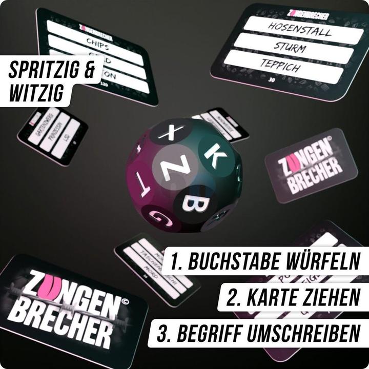 Actual product image Denkriesen Tongue twisters - "out with the language" - from 16 years onwards (German)